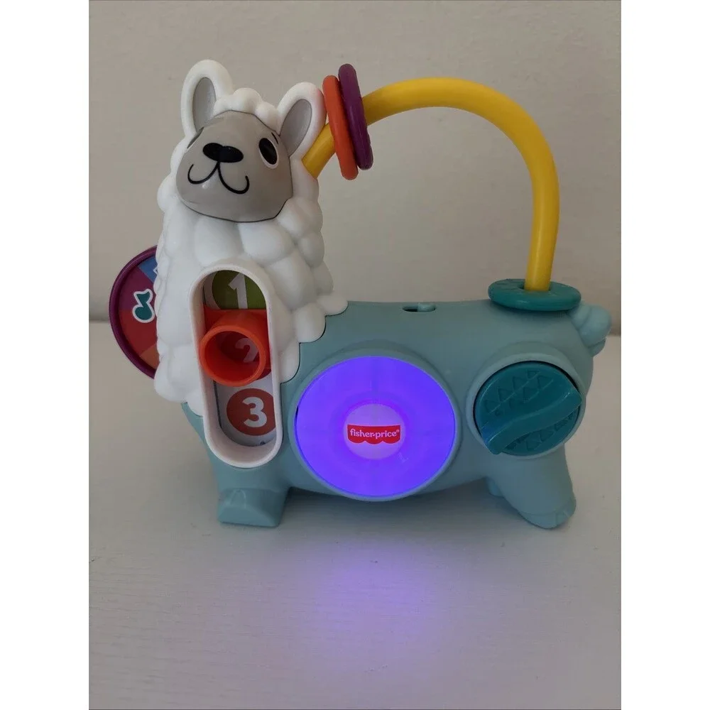 Fisher Price Linkimals Musical Llama Interactive Learning Toy Tested Works
